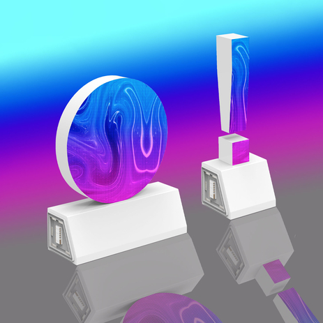 Simbol LED magnetic seria video P3 evenimente