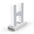 Litera LED, ( H ) mare, decorativa, 3D, luminoasa, seria magnetic baza, 95mm, 6500K, abcMIX, L1241