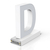 Litera LED, ( D ) mare, decorativa, 3D, luminoasa, seria magnetic baza, 170mm, 6500K, abcMIX, L1313