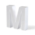 Litera LED, ( M ) mare, volumetrica, decorativa, 3D, luminoasa, seria pentru perete, 100mm, 6500K, abcMIX, L3478
