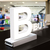 Litera LED, ( B ) mare, decorativa, 3D, luminoasa, seria magnetic baza, 95mm, 6500K, abcMIX, L1235