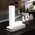 Litera LED, ( L ) mare, decorativa, 3D, luminoasa, seria magnetic baza, 95mm, 6500K, abcMIX, L1245