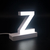 Litera LED, ( Z ) mare, decorativa, 3D, luminoasa, seria magnetic baza, 120mm, 6500K, abcMIX, L1305