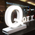 Litera LED, ( Q ) mare, decorativa, 3D, luminoasa, seria magnetic baza, 170mm, 6500K, abcMIX, L1336