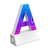 Litera LED, ( A ) mare, volumetrica, decorativa, 3D, luminoasa, seria magnetic video P3 evenimente, 680mm, RGB, abcMIX, L1427