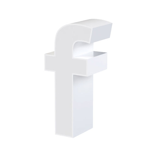 Litera LED, ( f ) mic, volumetrica, decorativa, 3D, luminoasa, seria pentru perete, 200mm, 6500K, abcMIX, L3561