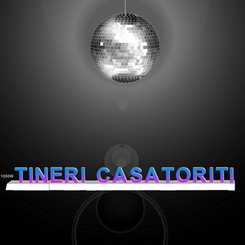 Decoratiune luminoasa seria magnetic video P3 evenimente TINERI CASATORITI, 6166x680mm, RGB, abcMIX, K1317