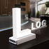 Litera LED, ( L ) mare, decorativa, 3D, luminoasa, seria magnetic baza, 95mm, 6500K, abcMIX, L1245