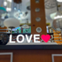 Cadou, decoratiune luminoasa seria magnetic baza LOVE❤, 488.58x120mm, 6500K, abcMIX, K1392