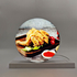 Lampa de veghe, obiect decorativ LED luminos seria magnetic baza pui rotisat rotund, 220x235mm, 6500K, abcMIX, K1435