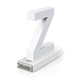 Litera LED, ( Z ) mare, decorativa, 3D, luminoasa, seria magnetic baza, 95mm, 6500K, abcMIX, L1259