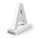 Litera LED, ( A ) mare, decorativa, 3D, luminoasa, seria magnetic baza, 120mm, 6500K, abcMIX, L1260