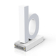 Litera LED, ( b ) mic, decorativa, 3D, luminoasa, seria magnetic baza, 120mm, 6500K, abcMIX, L1263