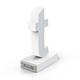 Litera LED, ( t ) mic, decorativa, 3D, luminoasa, seria magnetic baza, 220mm, 6500K, abcMIX, L1389