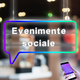 Decoratiune luminoasa seria glisabil cadru publicitar Evenimente sociale, 700x435mm, 6500K, abcMIX, K1239